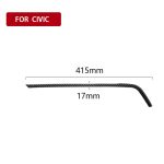 Auto Carbon Fiber Central Control Luftauslass Oberer dekorativer Aufkleber für Honda Tenth Generation Civic 2016-2019, Linksantrieb – Bild 5