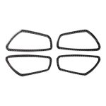 4 PCS Car Carbon Fiber Tür Innen Handgelenkrahmen Dekorativer Aufkleber für Honda Tenth Generation Civic 2016-2019 – Bild 2