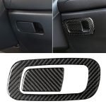 Auto Carbon Fiber Storage Box Schalter dekorative Aufkleber für Honda Zehnte Generation Civic 2016-2019, Linksantrieb
