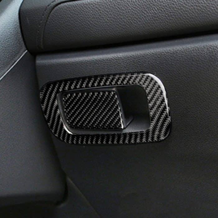 Auto Carbon Fiber Storage Box Schalter dekorative Aufkleber für Honda Zehnte Generation Civic 2016-2019, Linksantrieb – Bild 6
