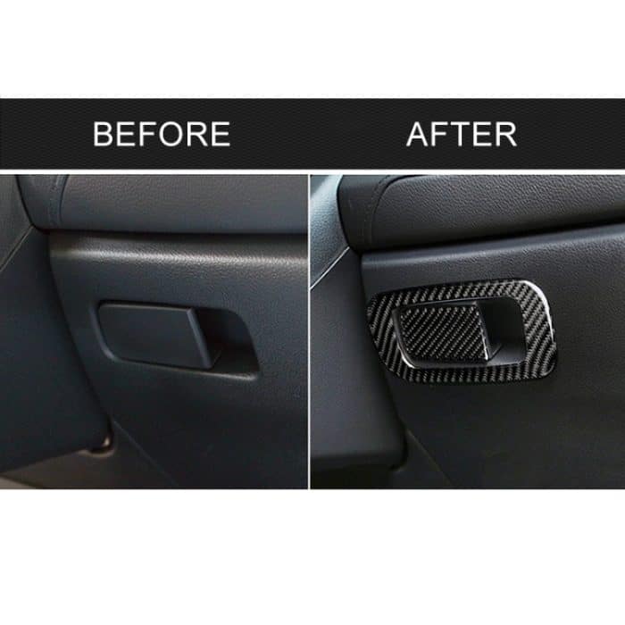 Auto Carbon Fiber Storage Box Schalter dekorative Aufkleber für Honda Zehnte Generation Civic 2016-2019, Linksantrieb – Bild 7