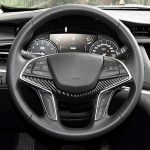 Auto Carbon Lenkrad dekorative Aufkleber für Cadillac XT5 2016-2017 – Bild 6