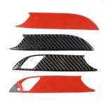 Auto Carbon Faser Tür Innengriff Handgelenk Panel dekorative Aufkleber für Cadillac XT5 2016-2017 – Bild 4