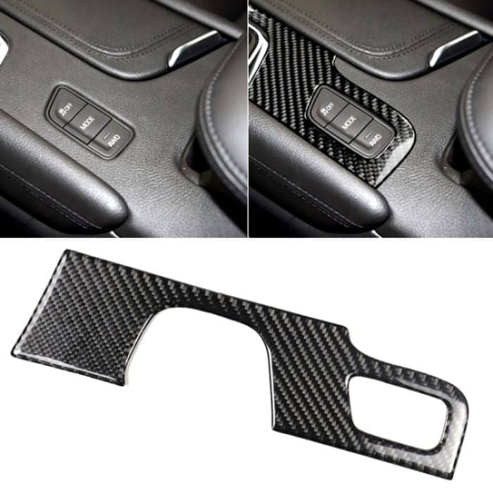 Auto Carbon Fiber Gear Position Panel Dekorativer Aufkleber für Cadillac XT5 2016-2017, Linksantrieb – Bild 1