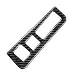 Auto Carbon Fiber Scheinwerfer Schalterrahmen dekorative Aufkleber für Cadillac XT5 2016-2017, High Version, Linksantrieb – Bild 2