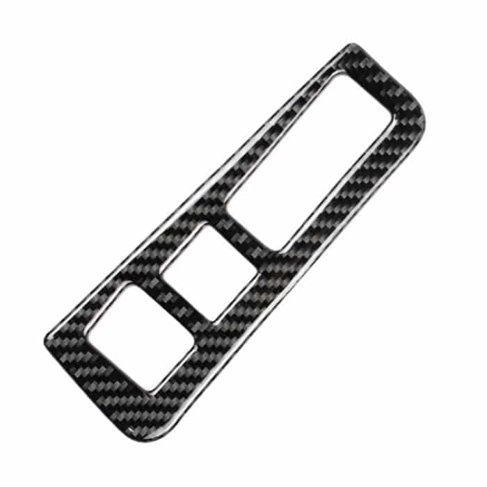 Auto Carbon Fiber Scheinwerfer Schalterrahmen dekorative Aufkleber für Cadillac XT5 2016-2017, High Version, Linksantrieb – Bild 2