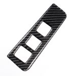 Auto Carbon Fiber Scheinwerfer Schalterrahmen dekorative Aufkleber für Cadillac XT5 2016-2017, Low Version, Linksantrieb – Bild 2