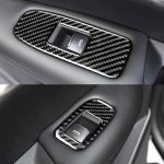 Auto Carbon Fiber Tür Fensterheber Panel dekorative Aufkleber für Cadillac XT5 2016-2017 – Bild 6