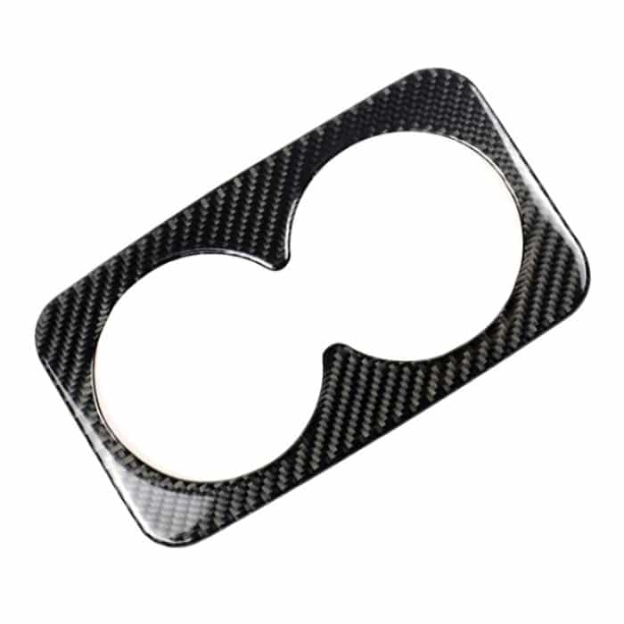 Auto Carbon Fiber Hinterarmlehne Water Cup Dekorativer Aufkleber für Cadillac XT5 2016-2017 – Bild 2
