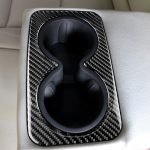 Auto Carbon Fiber Hinterarmlehne Water Cup Dekorativer Aufkleber für Cadillac XT5 2016-2017 – Bild 6