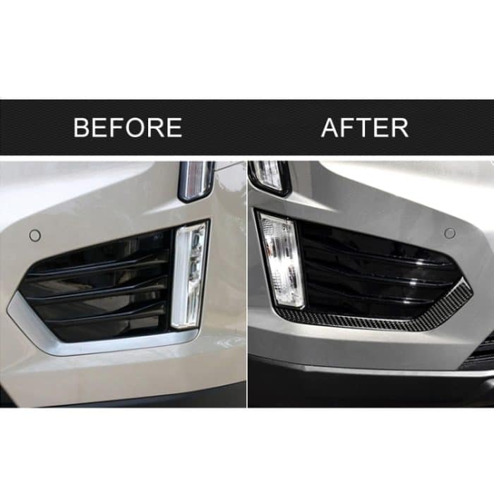 Auto Carbon Fiber Nebelscheinwerfer Dekorstreifen für Cadillac XT5 2016-2017, Linkslenker – Bild 7