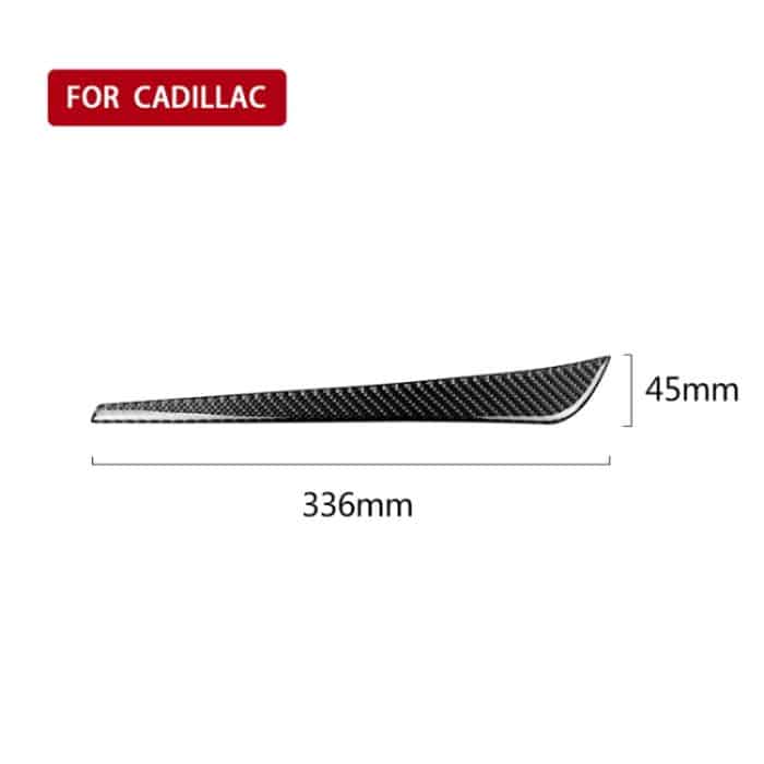Auto Carbon Fiber Middle Air Outlet Dekorativer Aufkleber für Cadillac XT5 2016-2017, Linkslenker – Bild 5