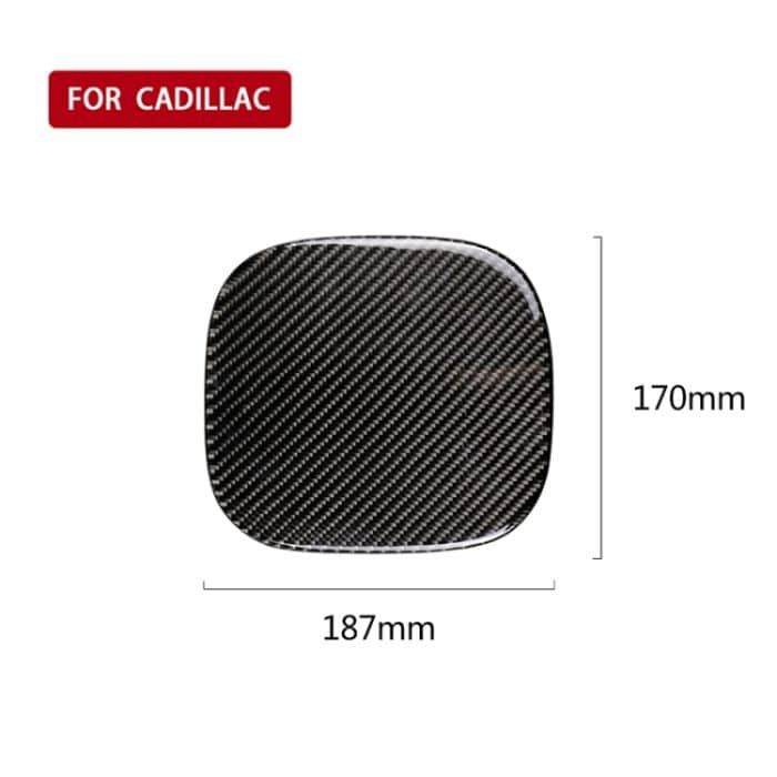 Auto Carbon Fiber Tankdeckel Dekorativer Aufkleber für Cadillac XT5 2016-2017 – Bild 5