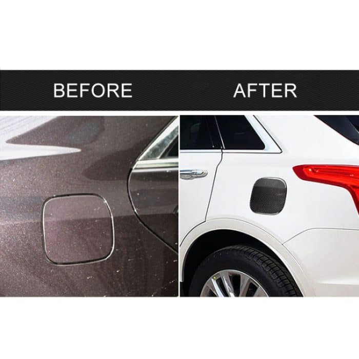 Auto Carbon Fiber Tankdeckel Dekorativer Aufkleber für Cadillac XT5 2016-2017 – Bild 7