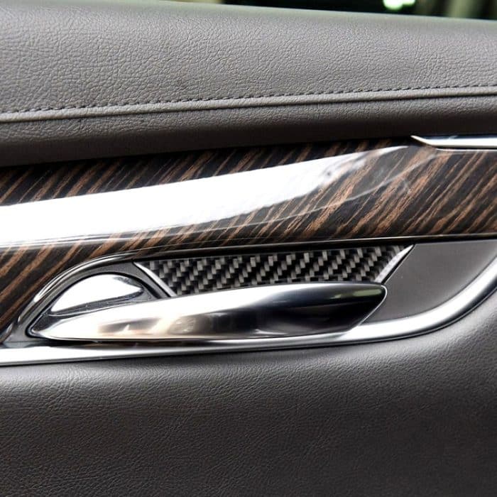 Auto Carbon Faser Tür Inner Wrist Dekorative Aufkleber für Cadillac XT5 2016-2017 – Bild 6