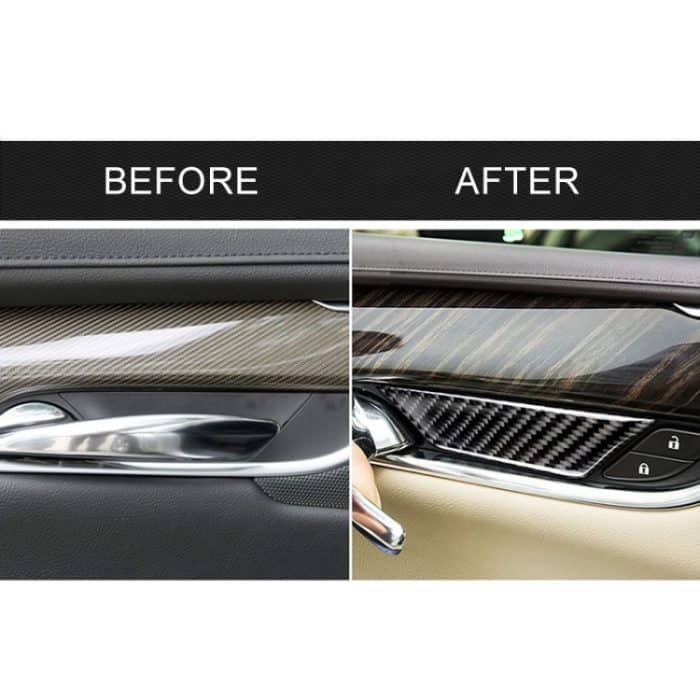 Auto Carbon Faser Tür Inner Wrist Dekorative Aufkleber für Cadillac XT5 2016-2017 – Bild 7