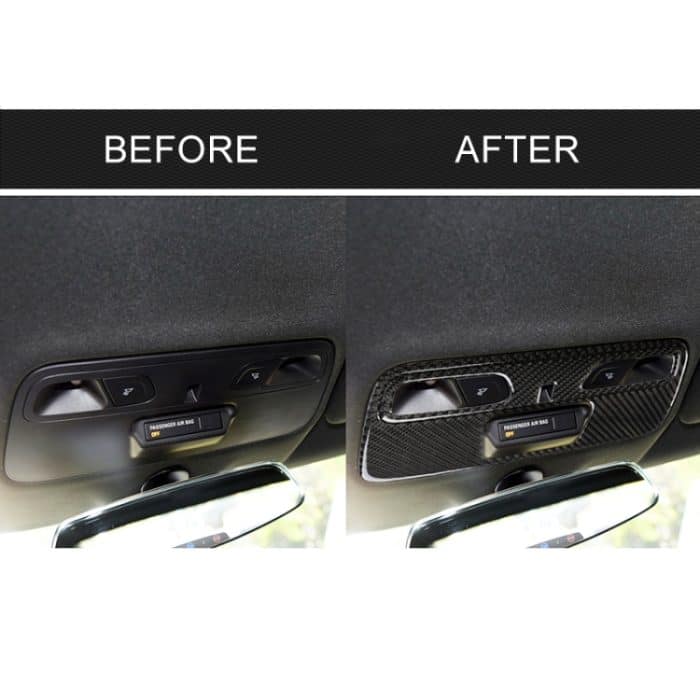 2 in 1 Auto Carbon Fiber Dome Light Panel dekorative Aufkleber für Chevrolet Camaro 2016 – Bild 7