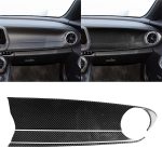 3 in 1 Auto Carbon Faser Beifahrer Zentralbedienfeld Dekorativer Aufkleber für Chevrolet Camaro 2017-2019, Linkslenker