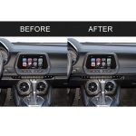 5 in 1 Auto Kohlefaser Mittelkonsole dekorative Aufkleber für Chevrolet Camaro 2017-2019, Linksantrieb – Bild 7