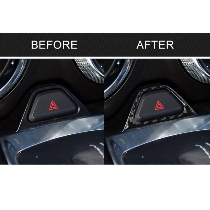 Auto Carbon Faser Warnlicht Dekorative Aufkleber für Chevrolet Camaro 2017-2019 – Bild 7