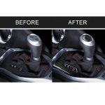 2 in 1 Auto Carbon Fiber Gear Frame Dekorativer Aufkleber für Chevrolet Camaro 2017-2019 – Bild 7