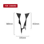 2 in 1 Auto Carbon Faser Zentralsteuerung Außenrahmen Dekorativer Aufkleber für Chevrolet Camaro 2017-2019 – Bild 5