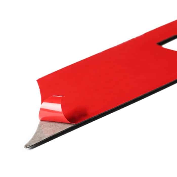 2 in 1 Auto Carbon Faser Fensterheber Panel dekorative Aufkleber für Chevrolet Camaro 2017-2019, Linksantrieb – Bild 4