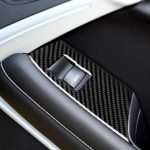 2 in 1 Auto Carbon Faser Fensterheber Panel dekorative Aufkleber für Chevrolet Camaro 2017-2019, Linksantrieb – Bild 6