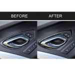 2 PCS Car Carbon Fiber Tür Innengriffverkleidung Dekorativer Aufkleber für Chevrolet Camaro 2017-2019 – Bild 7