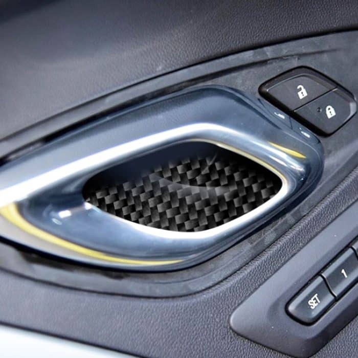 Auto Carbon Faser Tür Innengriff Handgelenk Panel dekorative Aufkleber für Chevrolet Camaro 2017-2019 – Bild 6