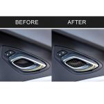 Auto Carbon Faser Tür Innengriff Handgelenk Panel dekorative Aufkleber für Chevrolet Camaro 2017-2019 – Bild 7