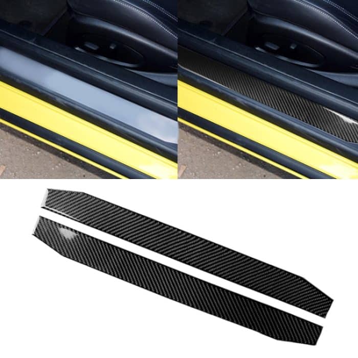 CRP0623.jpg 2 PCS Car Carbon Fiber Willkommenspedal dekorativer Aufkleber für Chevrolet Camaro 2017-2019 – Bild 1
