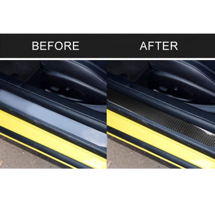 2 PCS Car Carbon Fiber Willkommenspedal dekorativer Aufkleber für Chevrolet Camaro 2017-2019 – Bild 7