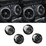 4 PCS Car Carbon Fiber Air Outlet Dekorativer Aufkleber für Chevrolet Camaro 2017-2019