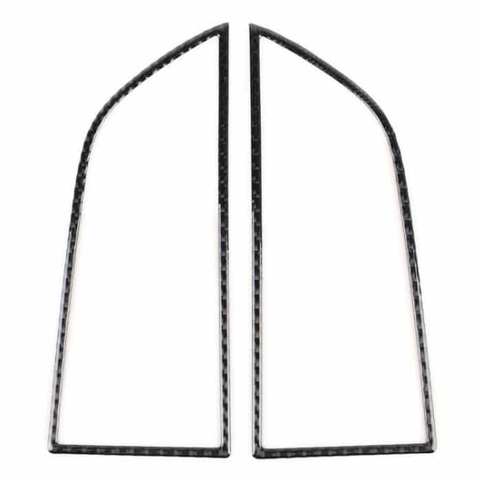 2 PCS Carbon Faser Auto Instrument Luftauslass Panel dekorative Aufkleber für Porsche Macan – Bild 2