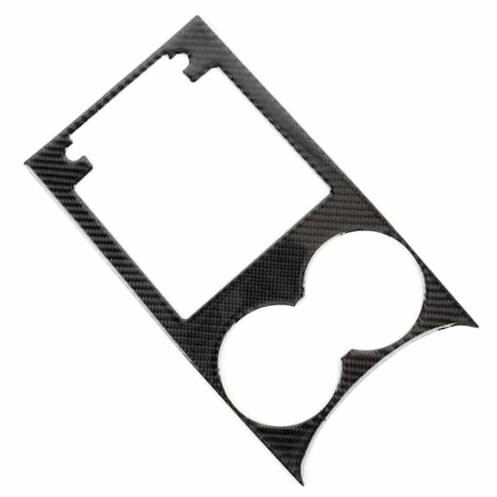 Carbon Faser Auto Wasser Cup Panel dekorative Aufkleber für Porsche Macan – Bild 2