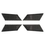 4 PCS Carbon-Faser-Auto-Innentür Bowl dekorative Aufkleber für Porsche Macan – Bild 2