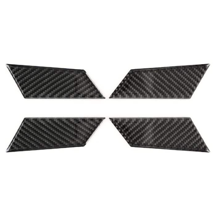 4 PCS Carbon-Faser-Auto-Innentür Bowl dekorative Aufkleber für Porsche Macan – Bild 2