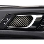 4 PCS Carbon-Faser-Auto-Innentür Bowl dekorative Aufkleber für Porsche Macan – Bild 5