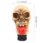 Universal Car Skull Shape Shifter Manueller automatischer Schaltknauf – Bild 3