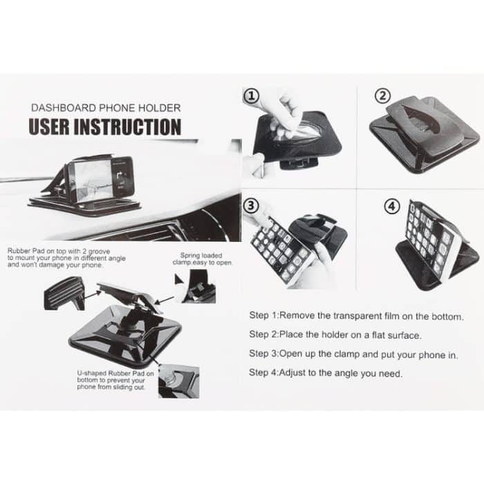 Auto Clip Armaturenbrett Halterung Handyhalter – Bild 9