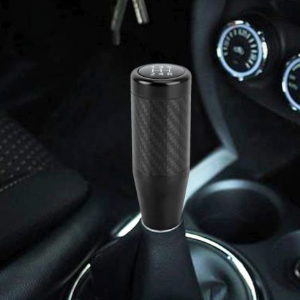 Universeller Auto-Schaltknauf mit Karbonfaser-Muster