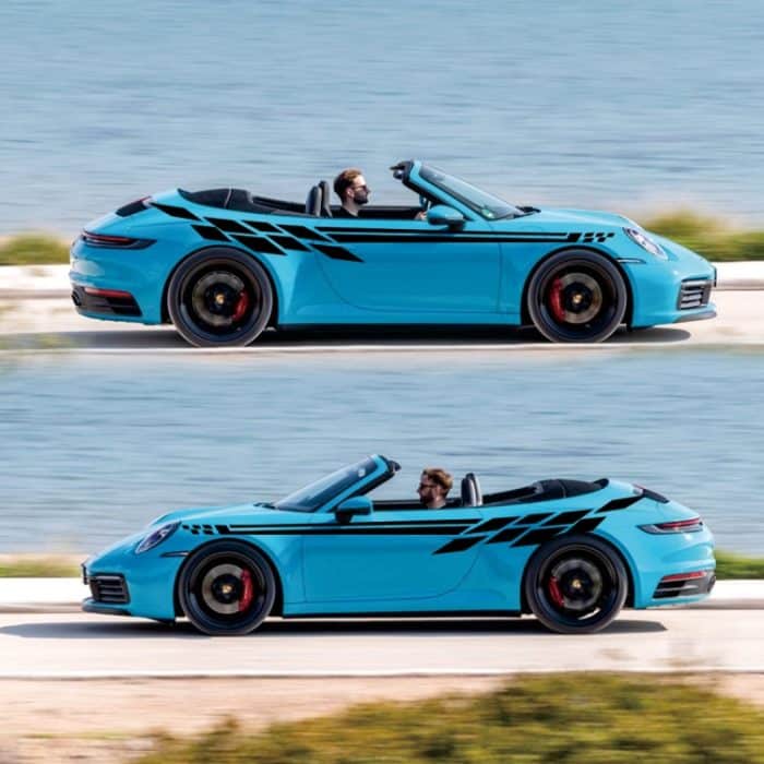 Auto Styling Plaid Serie PVC Aufkleber Auto dekorative Aufkleber, D-373 – Bild 4