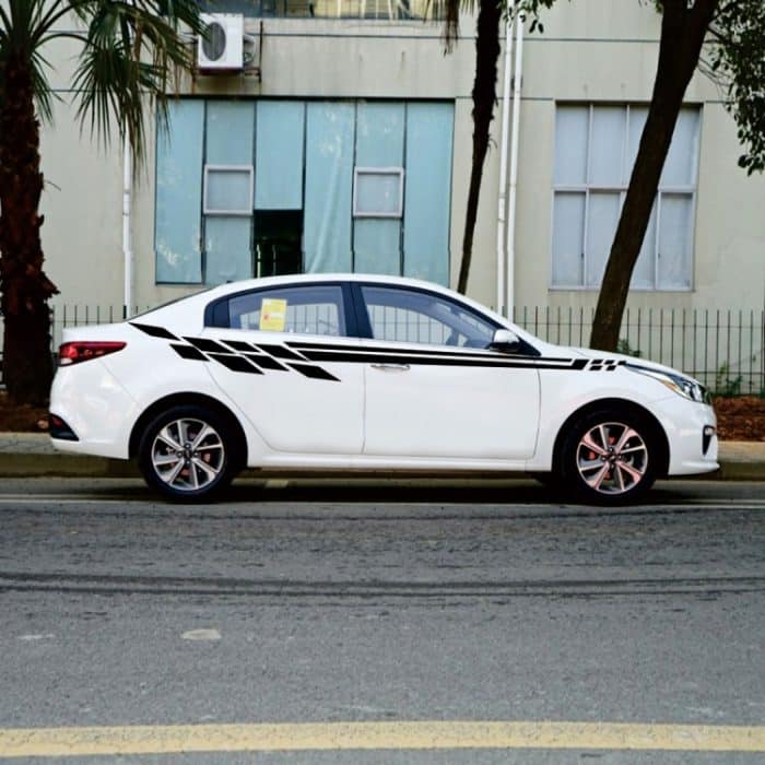 Auto Styling Plaid Serie PVC Aufkleber Auto dekorative Aufkleber, D-373 – Bild 5