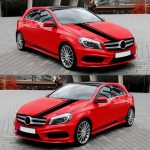 5 in 1 Auto Styling Stripe Hood PVC Aufkleber Auto dekorative Aufkleber, D-935 – Bild 4