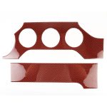 2 in 1 Auto Carbon Fiber Dashboard Abdeckung Panel Dekorative Aufkleber für Ford Mustang 2015-2020, Linkslenker – Bild 2