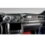 2 in 1 Auto Carbon Fiber Dashboard Abdeckung Panel Dekorative Aufkleber für Ford Mustang 2015-2020, Linkslenker – Bild 5