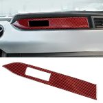 Auto Carbon Fiber Vice Fahrersitz Typenschild Dekorativer Aufkleber für Ford Mustang 2015-2020, Linkslenker