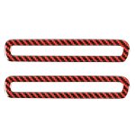 2 in 1 Auto Carbon Fiber Tür Air Outlet Rahmen Dekorative Aufkleber für Ford Mustang 2015-2020 – Bild 2