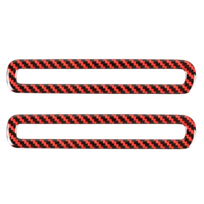 2 in 1 Auto Carbon Fiber Tür Air Outlet Rahmen Dekorative Aufkleber für Ford Mustang 2015-2020 – Bild 2